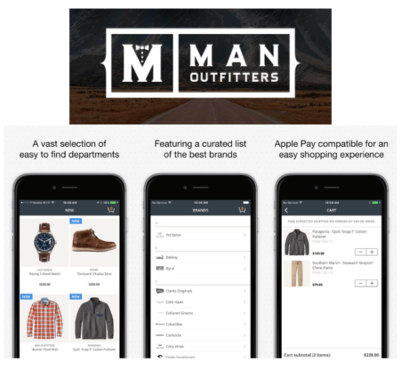 United States App Company Collaborates with Man Outfitters